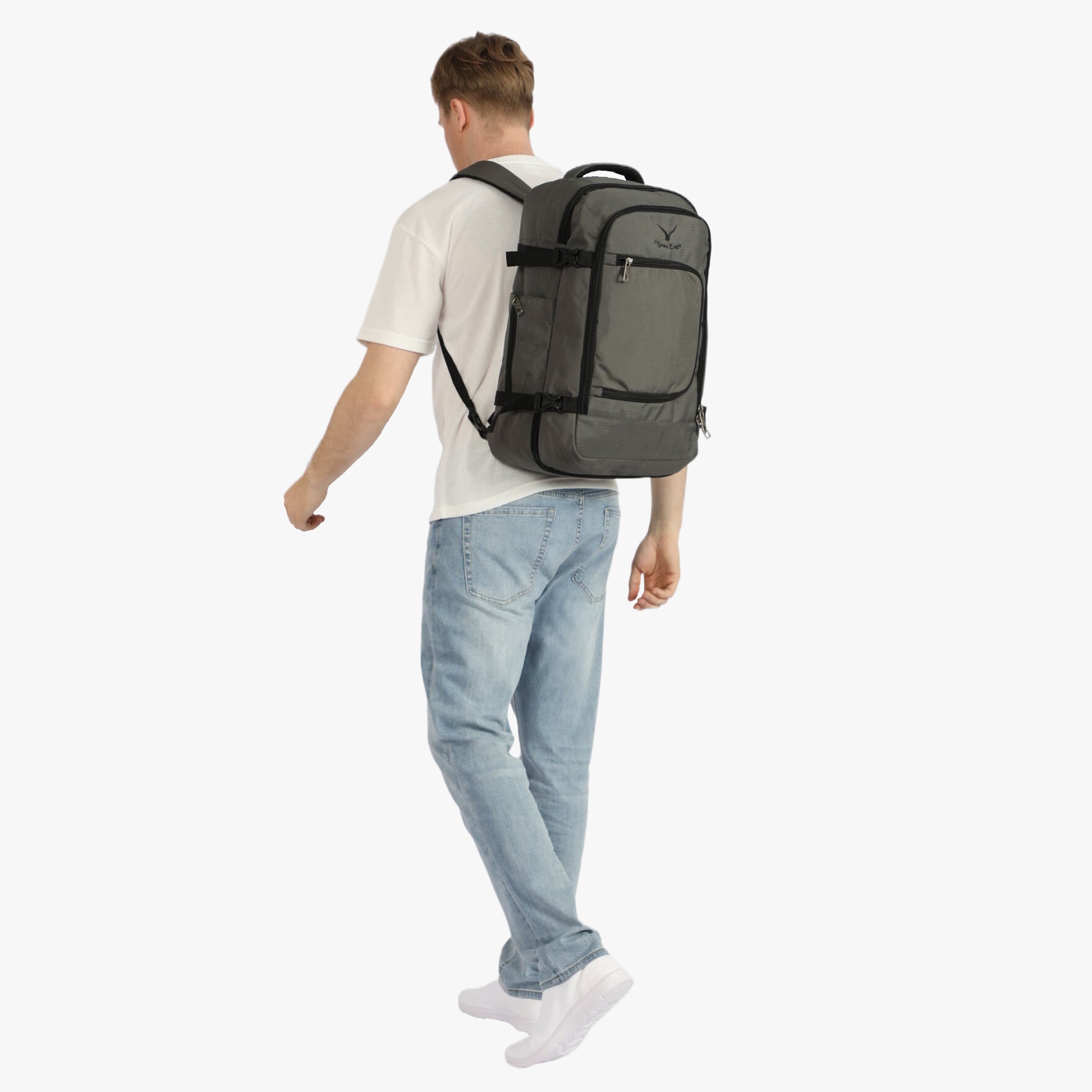 Hynes Eagle 40L Carry-On Luggage Backpack – Underseat Personal Item, Laptop Weekender Travel Bag