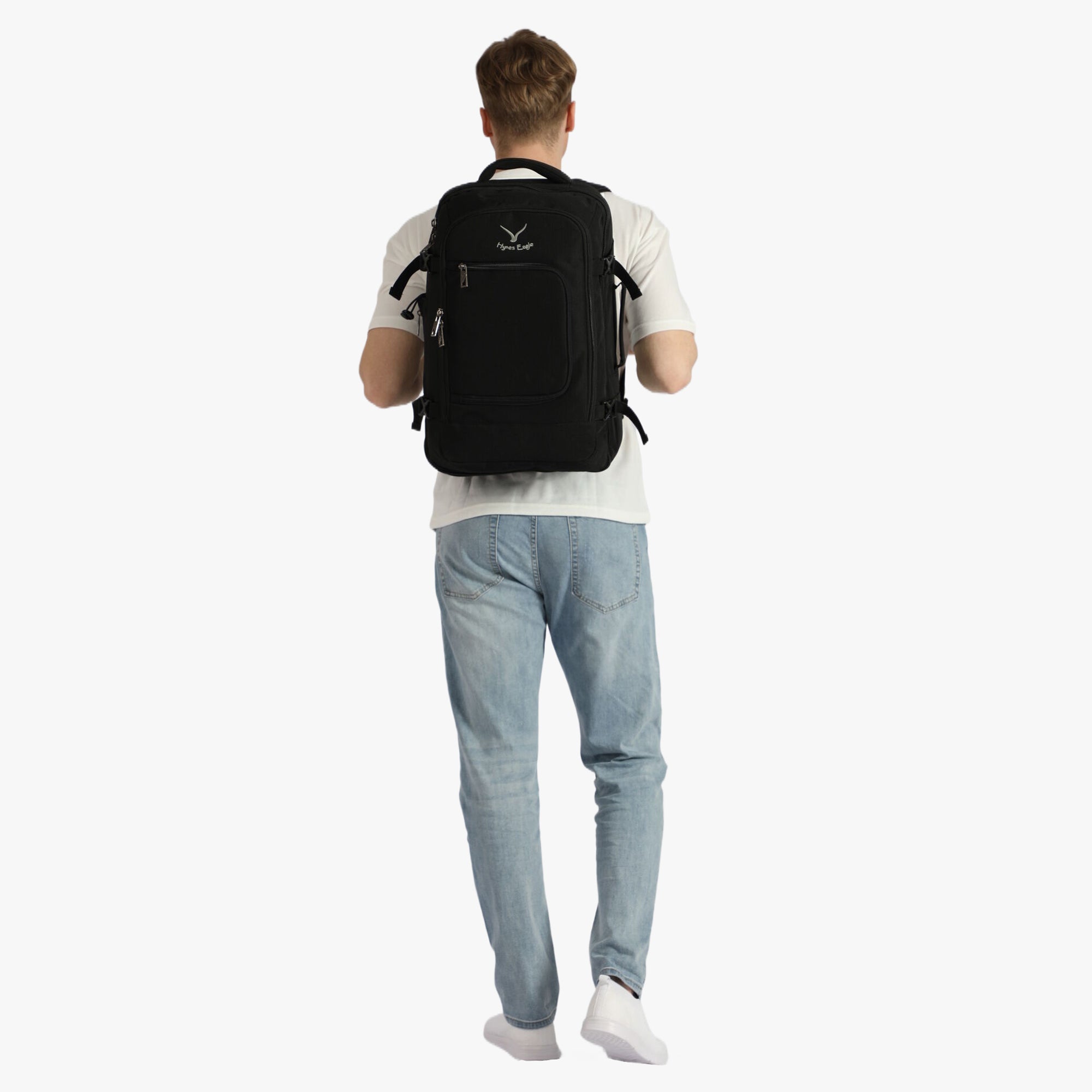 Hynes Eagle 40L Carry-On Luggage Backpack – Underseat Personal Item, Laptop Weekender Travel Bag
