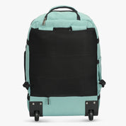 Hynes Eagle 42L Rolling Backpack Carry-On – 2-Wheel Travel Suitcase with Laptop Sleeve, TSA Approved