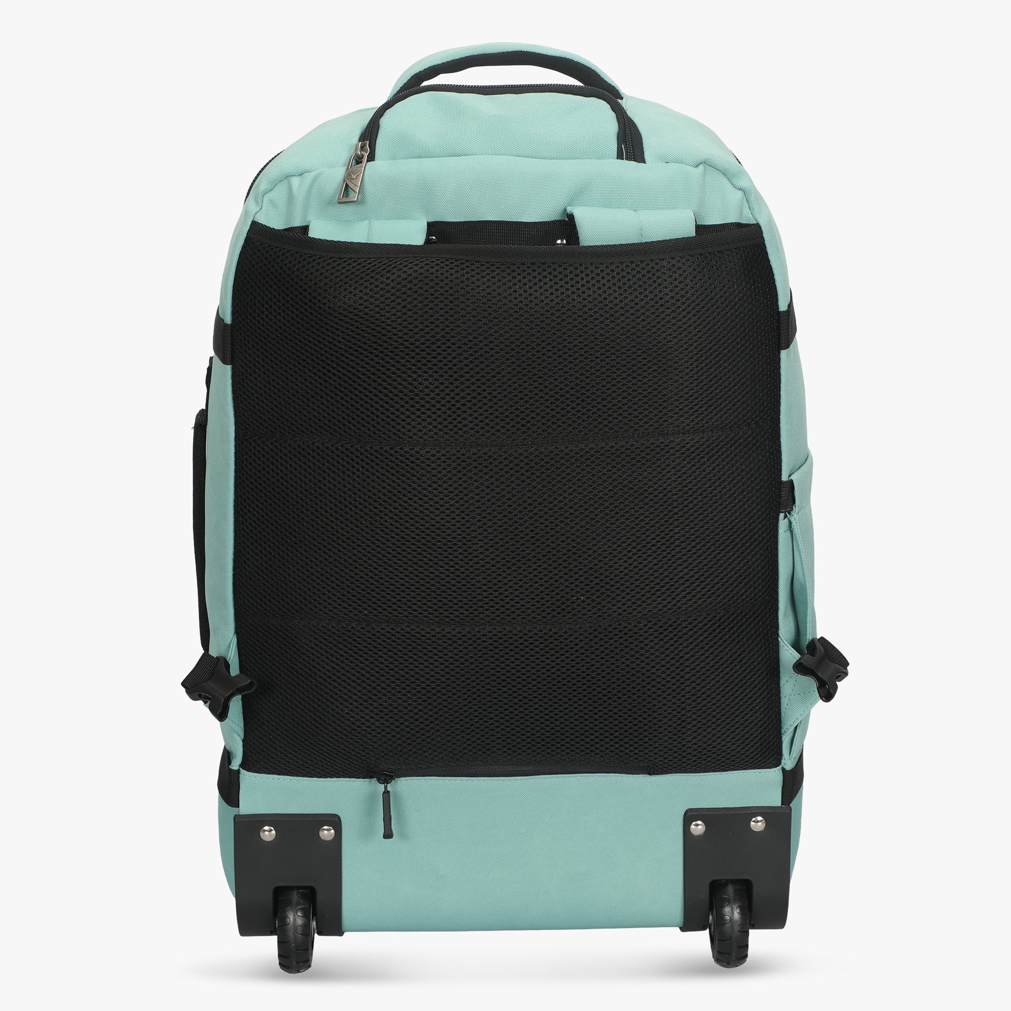 Hynes Eagle 42L Rolling Backpack Carry-On – 2-Wheel Travel Suitcase with Laptop Sleeve, TSA Approved