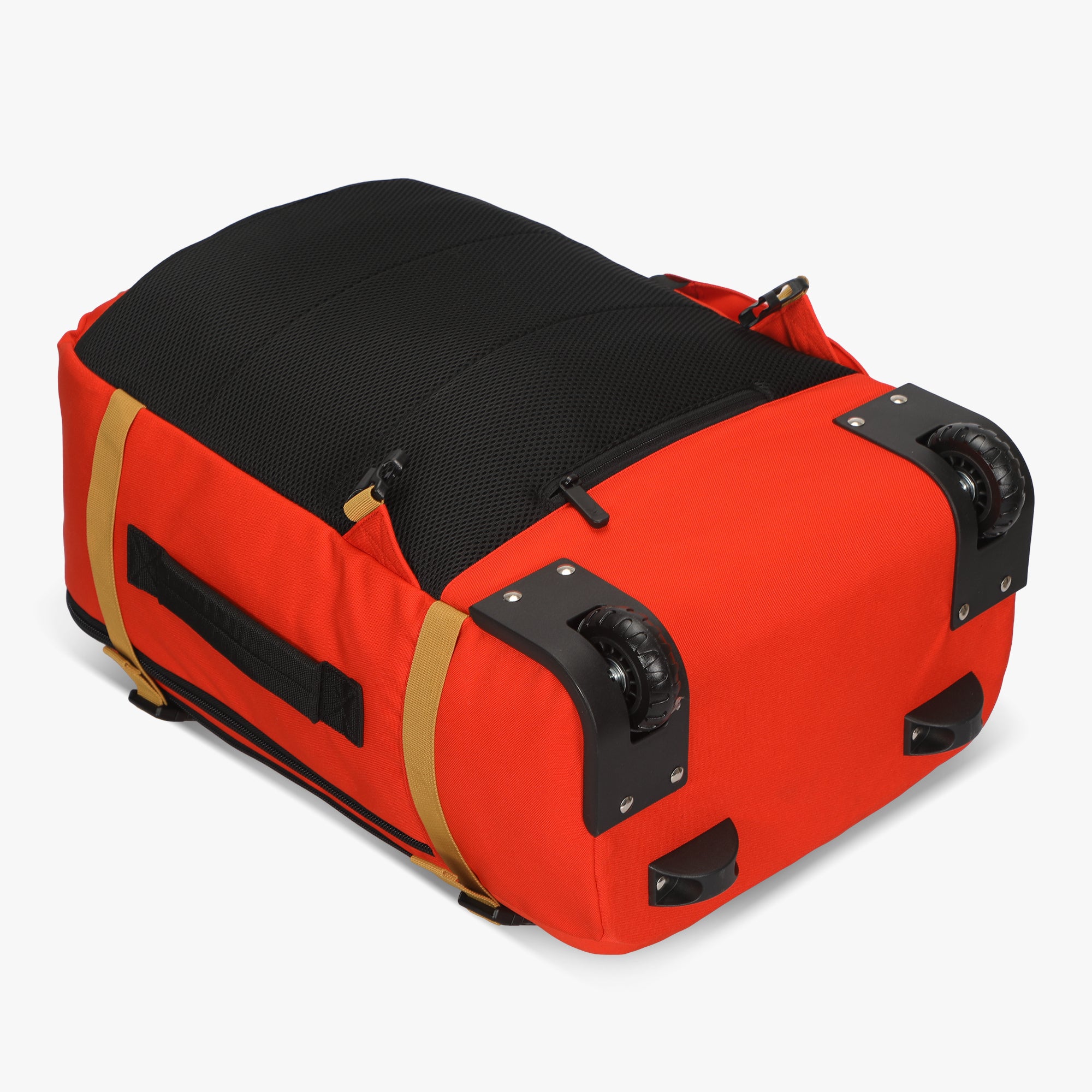 Hynes Eagle 42L Rolling Backpack Carry-On – 2-Wheel Travel Suitcase with Laptop Sleeve, TSA Approved