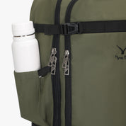 Hynes Eagle 42L Rolling Backpack Carry-On – 2-Wheel Travel Suitcase with Laptop Sleeve, TSA Approved