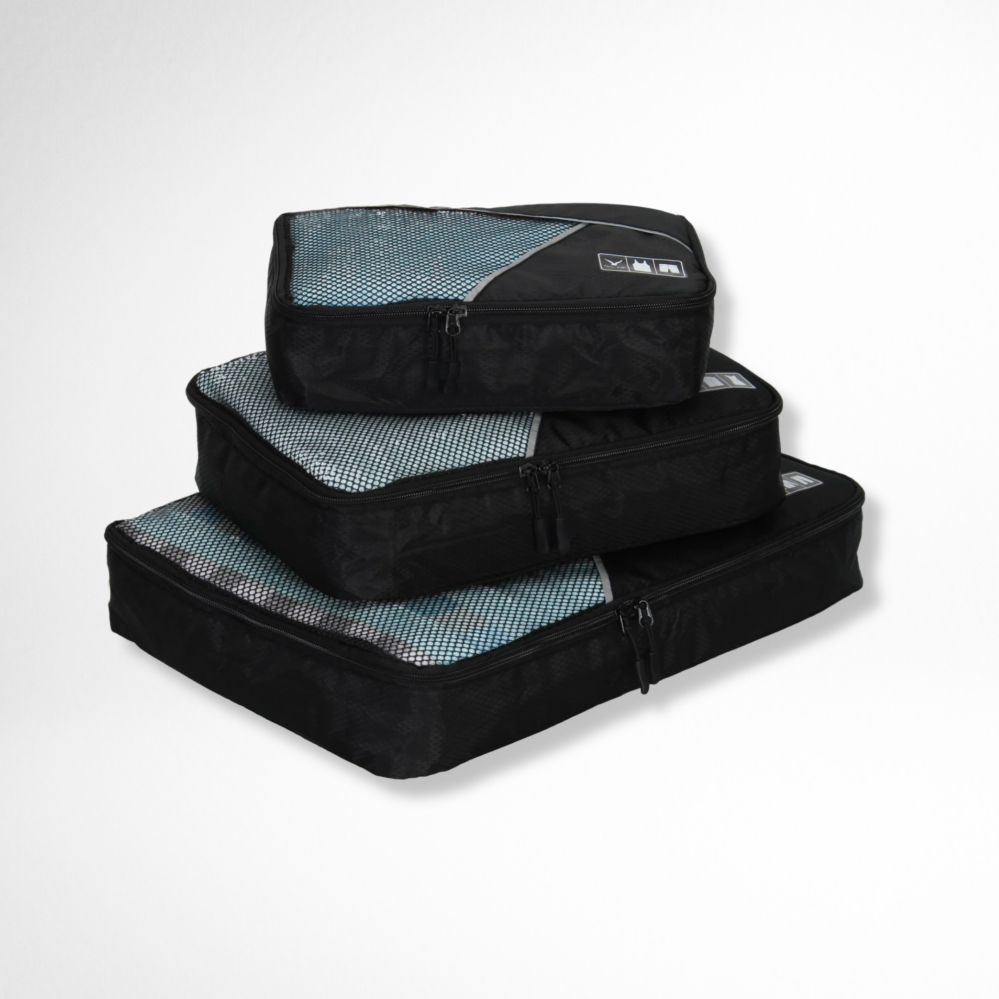 Hynes Eagle Nylon Compression Packing Cubes Set, 2/4/6-Piece Hynes Eagle Nylon Compression Packing Cubes Set, 2/4/6-Piece