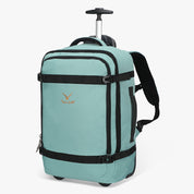 Hynes Eagle 42L Rolling Backpack Carry-On – 2-Wheel Travel Suitcase with Laptop Sleeve, TSA Approved