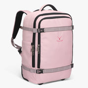 Hynes Eagle 42L Rolling Backpack Carry-On – 2-Wheel Travel Suitcase with Laptop Sleeve, TSA Approved