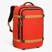 Hynes Eagle 42L Rolling Backpack Carry-On – 2-Wheel Travel Suitcase with Laptop Sleeve, TSA Approved