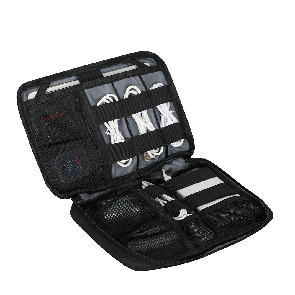 Hynes Eagle Travel Tech Case – Cable Storage Organizer with Padded Sleeve