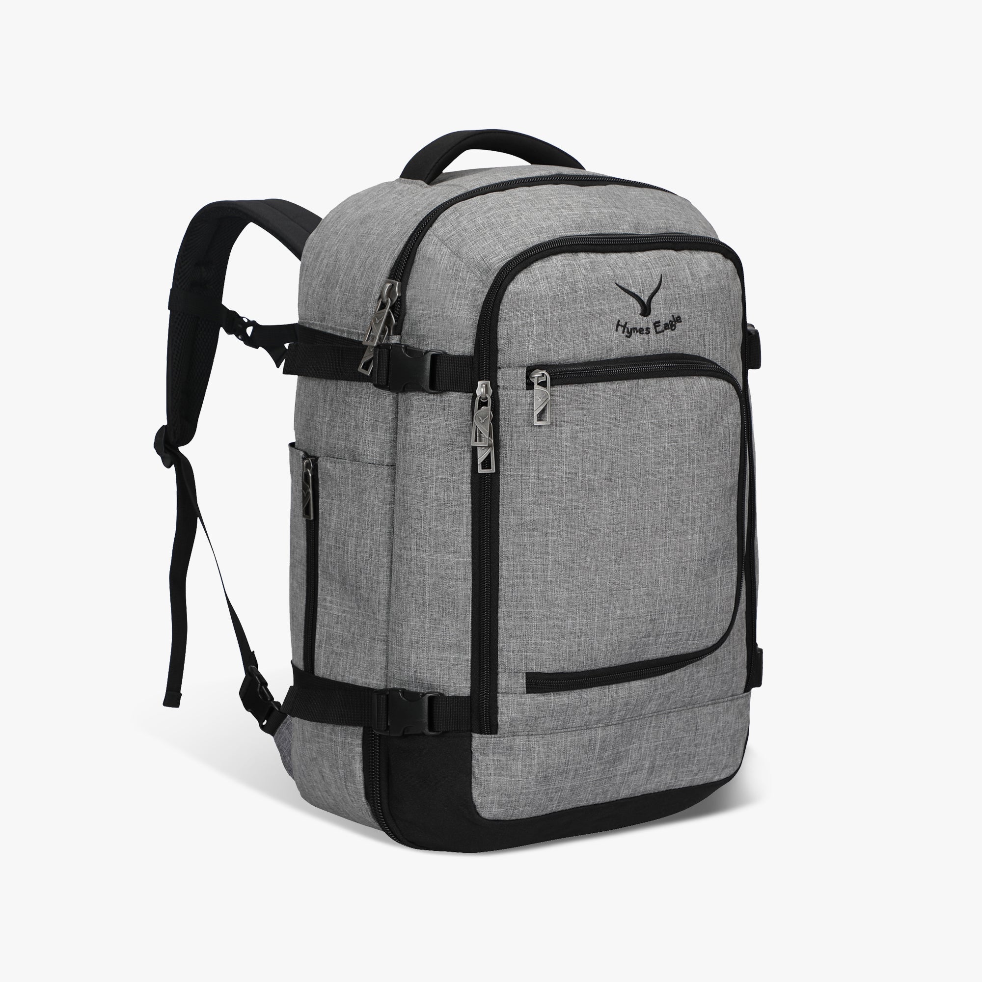 Hynes Eagle 40L Carry-On Luggage Backpack – Laptop Weekender Travel Bag x PackPal Cube Set