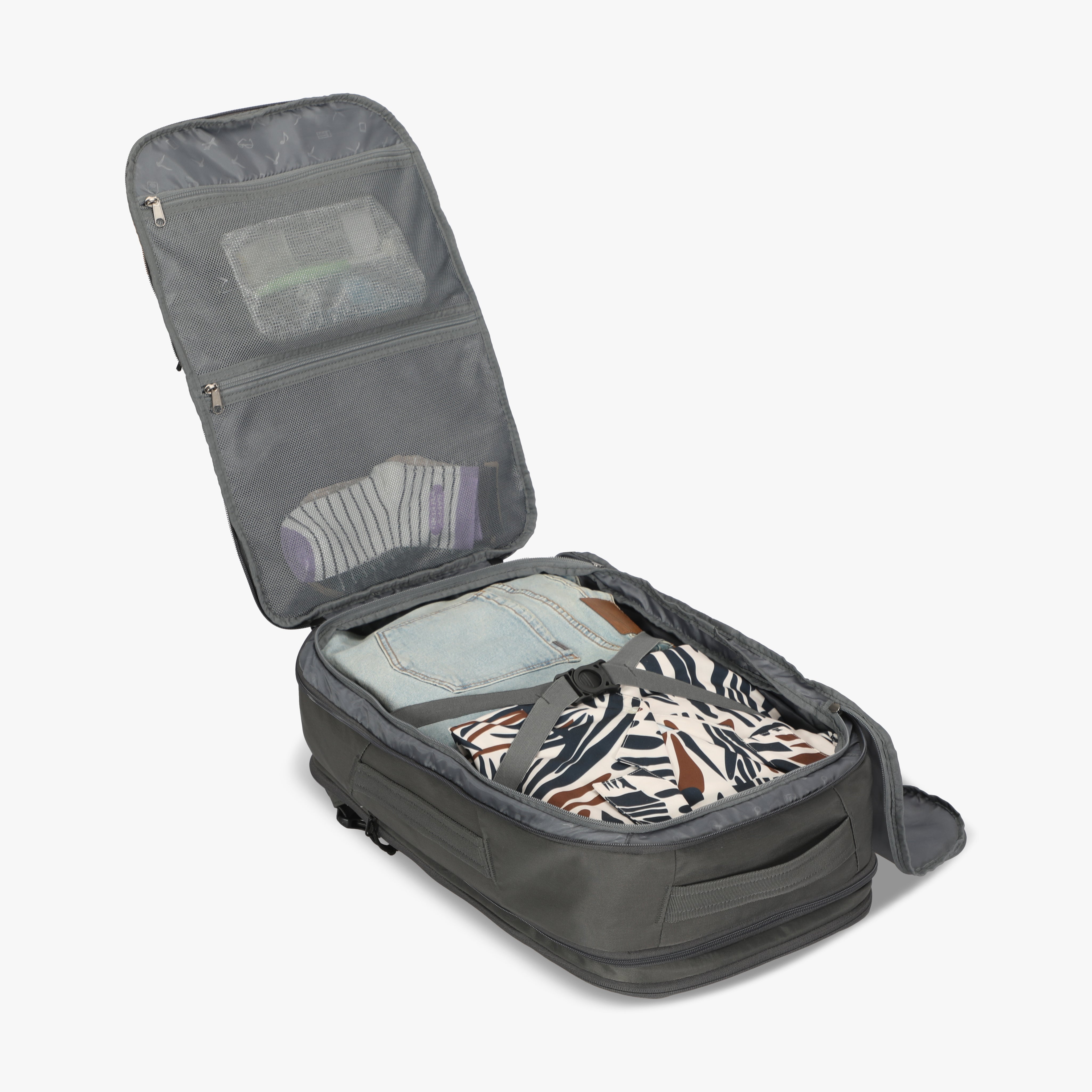 Hynes Eagle 40L Travel Backpack – Expandable Carry-On Luggage with Laptop Sleeve – Anti-Theft Pockets