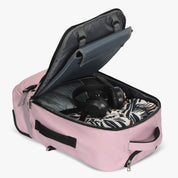 Hynes Eagle 42L Rolling Backpack – 2-Wheel Carry-On Luggage – Convertible Backpack Travel Bag + Puffer Wristlet Wallet