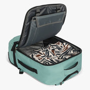 Hynes Eagle 42L Rolling Backpack Carry-On – 2-Wheel Travel Suitcase with Laptop Sleeve, TSA Approved