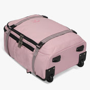 Hynes Eagle 42L Rolling Backpack Carry-On – 2-Wheel Travel Suitcase with Laptop Sleeve, TSA Approved