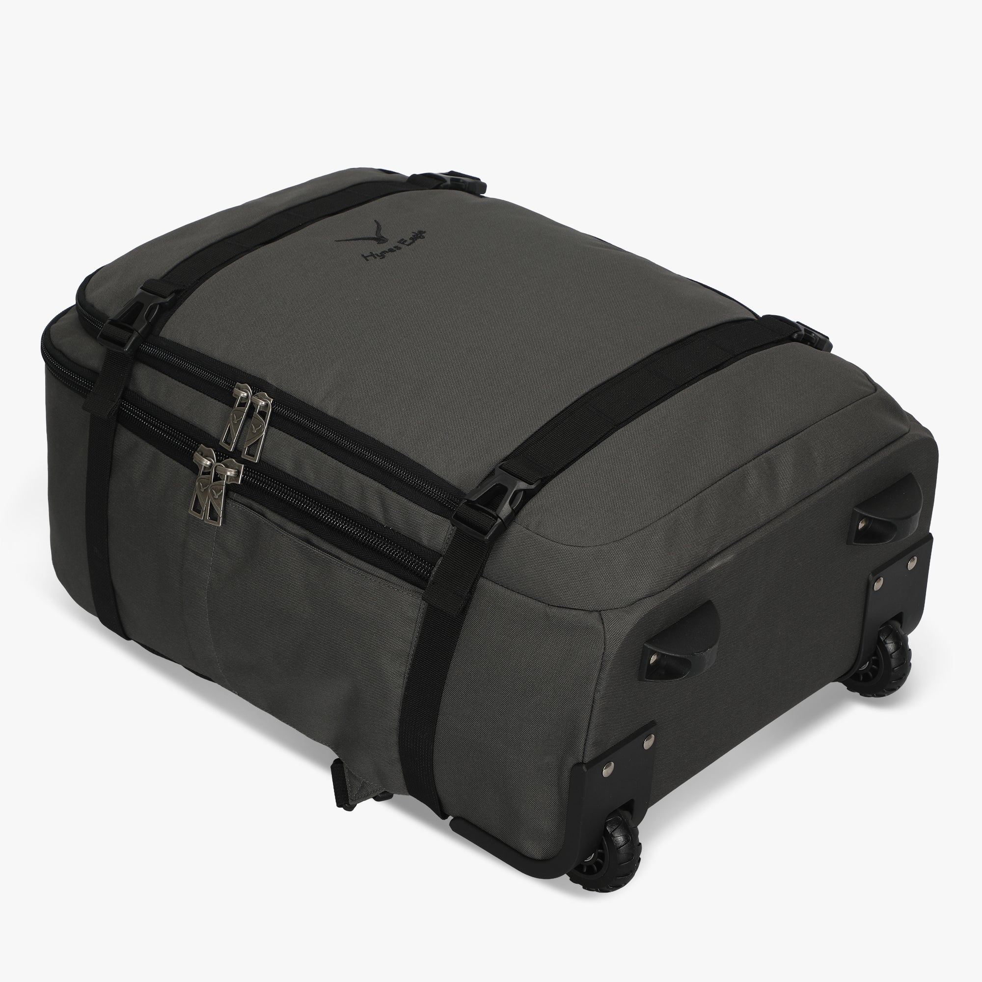 Hynes Eagle 42L Rolling Backpack Carry-On – 2-Wheel Travel Suitcase with Laptop Sleeve, TSA Approved