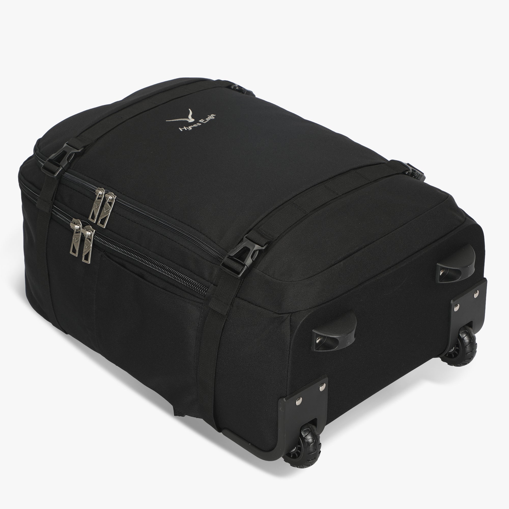 Hynes Eagle 42L Rolling Backpack Carry-On – 2-Wheel Travel Suitcase with Laptop Sleeve, TSA Approved