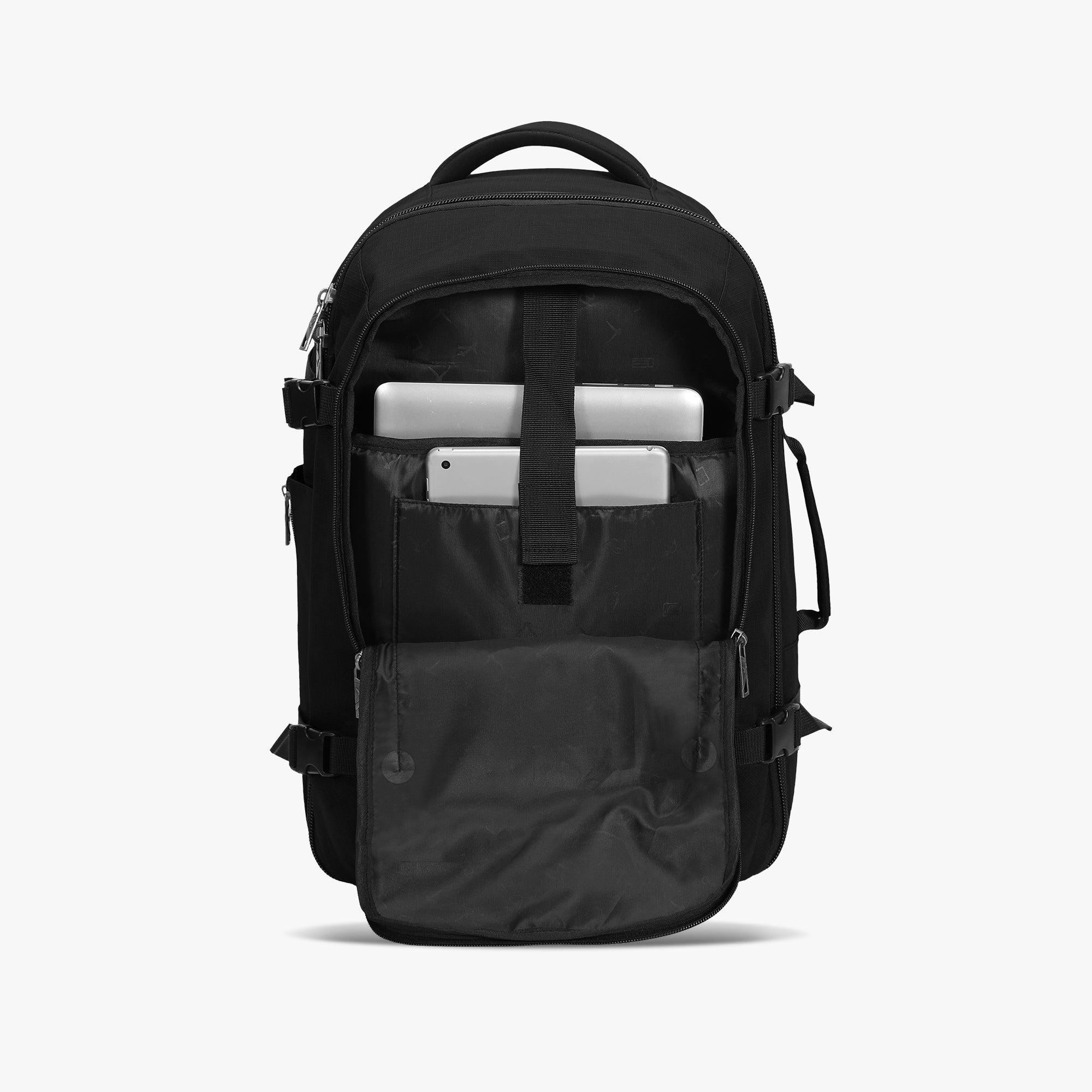 Hynes Eagle 40L Carry-On Luggage Backpack – Laptop Weekender Travel Bag x PackPal Cube Set