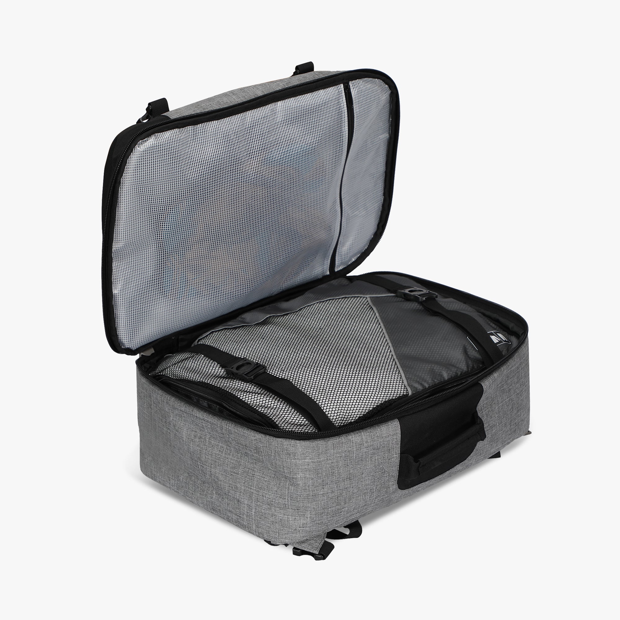 Hynes Eagle 40L Carry-On Luggage Backpack – Laptop Weekender Travel Bag x PackPal Cube Set