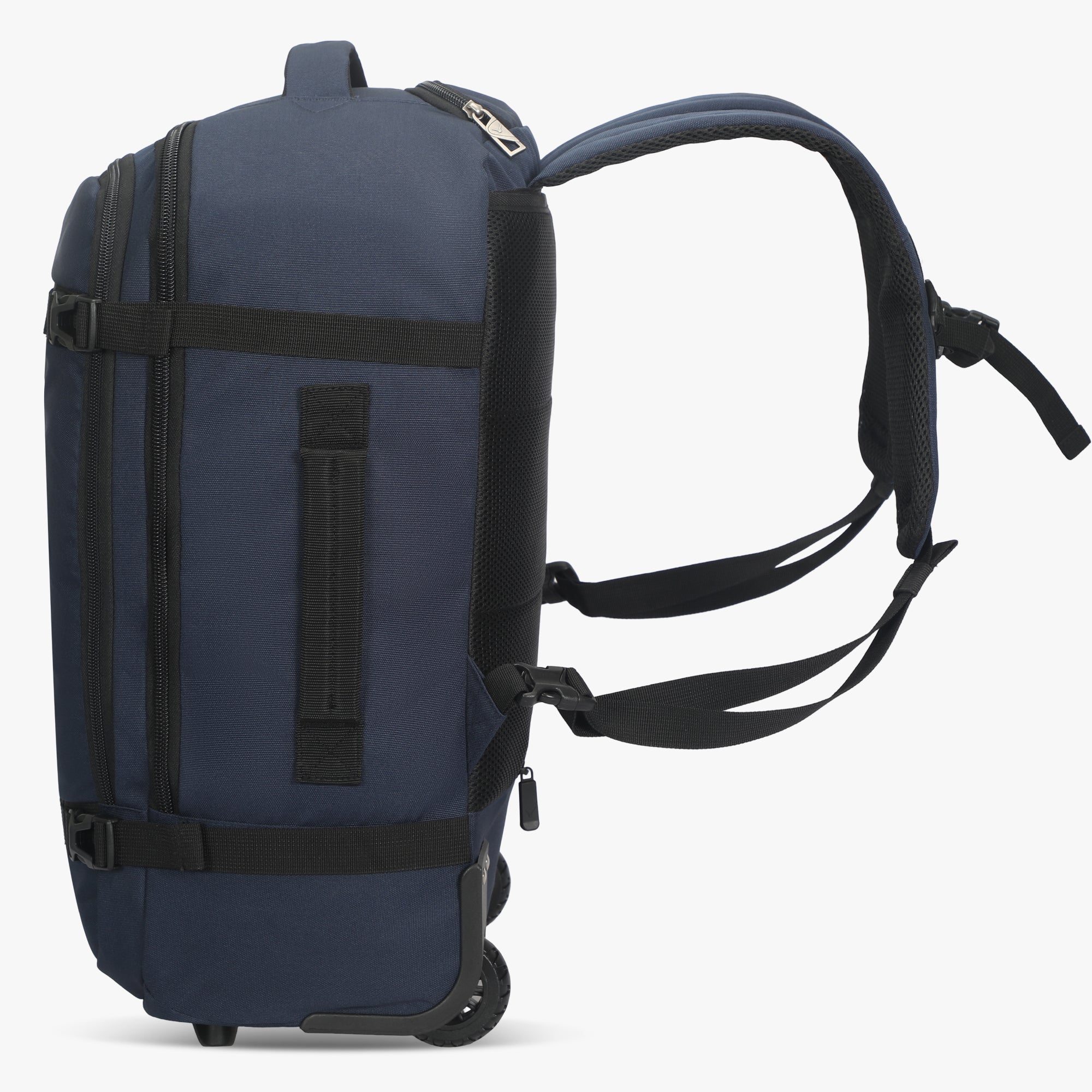 Hynes Eagle 42L Rolling Backpack Carry-On – 2-Wheel Travel Suitcase with Laptop Sleeve, TSA Approved