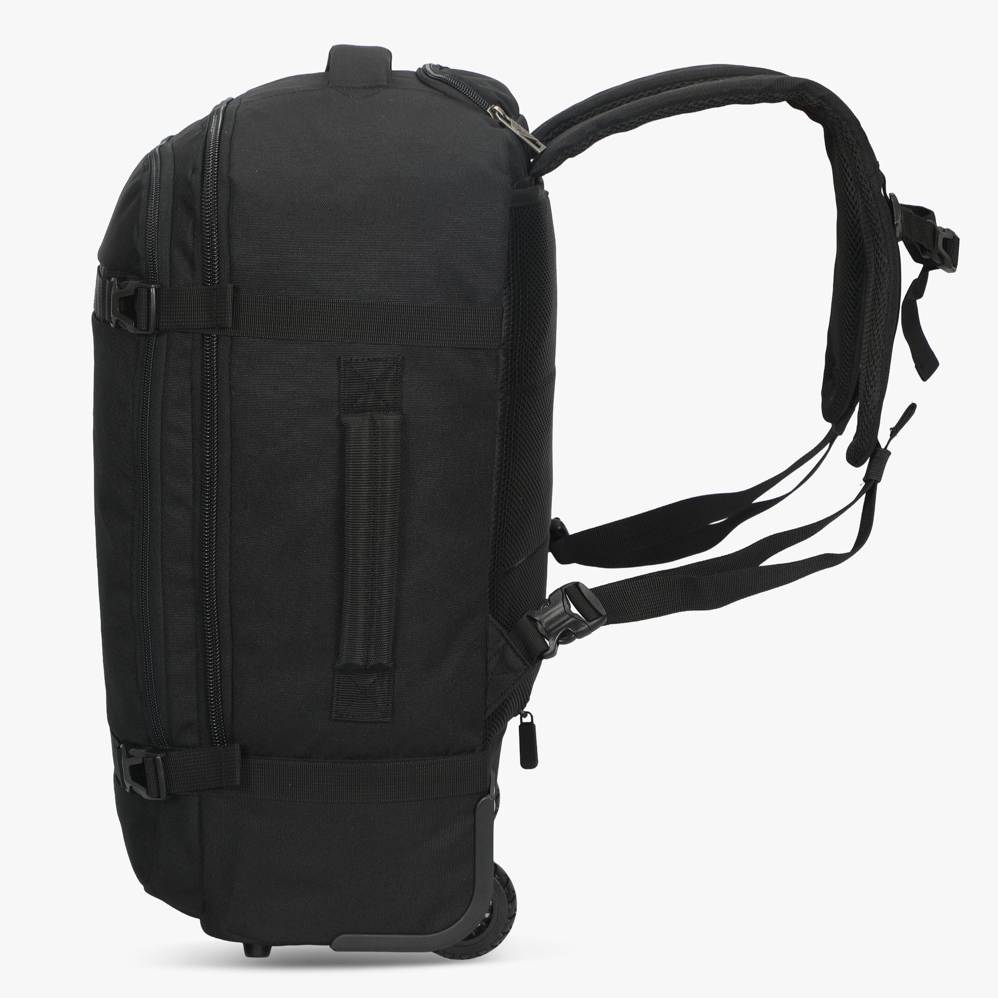 Hynes Eagle 42L Rolling Backpack Carry-On – 2-Wheel Travel Suitcase with Laptop Sleeve, TSA Approved