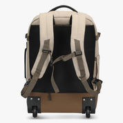 Hynes Eagle 42L Rolling Backpack Carry-On – 2-Wheel Travel Suitcase with Laptop Sleeve, TSA Approved