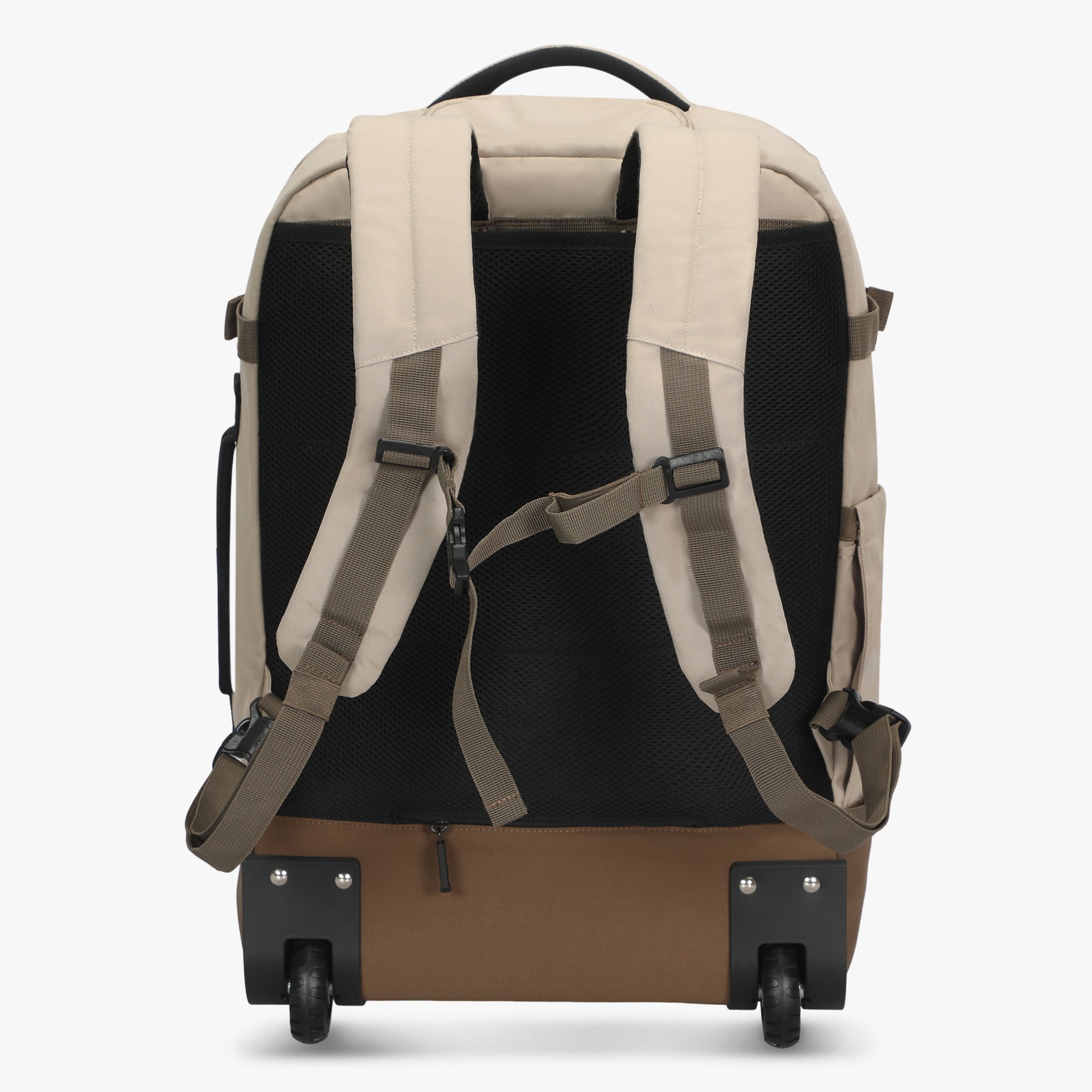 Hynes Eagle 42L Rolling Backpack Carry-On – 2-Wheel Travel Suitcase with Laptop Sleeve, TSA Approved