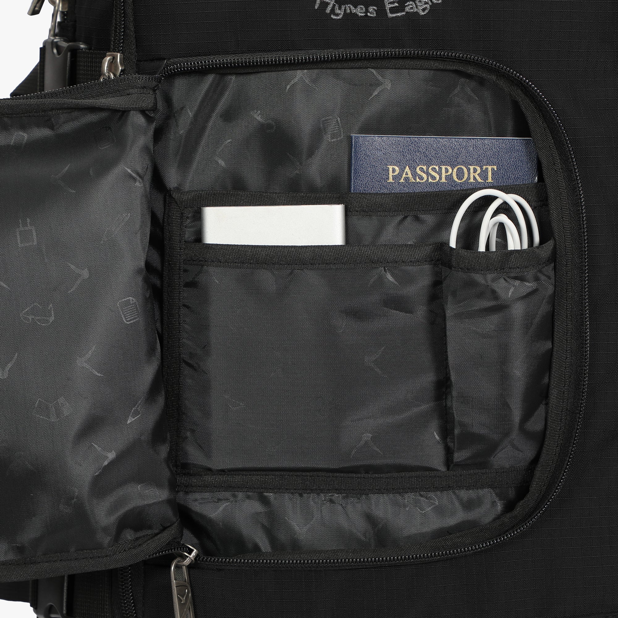 Hynes Eagle 40L Carry-On Luggage Backpack – Laptop Weekender Travel Bag x PackPal Cube Set