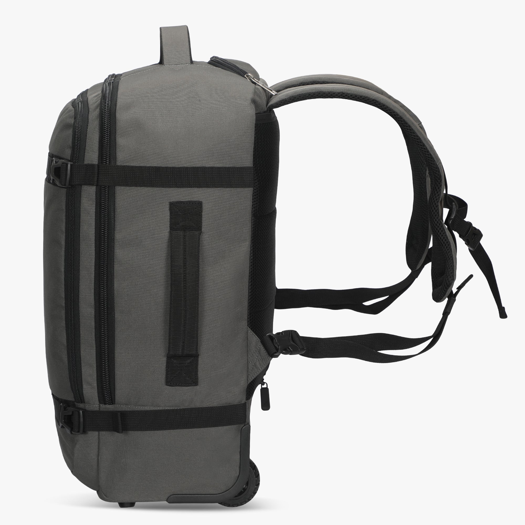 Hynes Eagle 42L Rolling Backpack Carry-On – 2-Wheel Travel Suitcase with Laptop Sleeve, TSA Approved