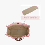 Corduroy Tote Bag-Pink