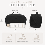 Quilted Makeup Bag Organizer – Structured Base – Hynes Eagle