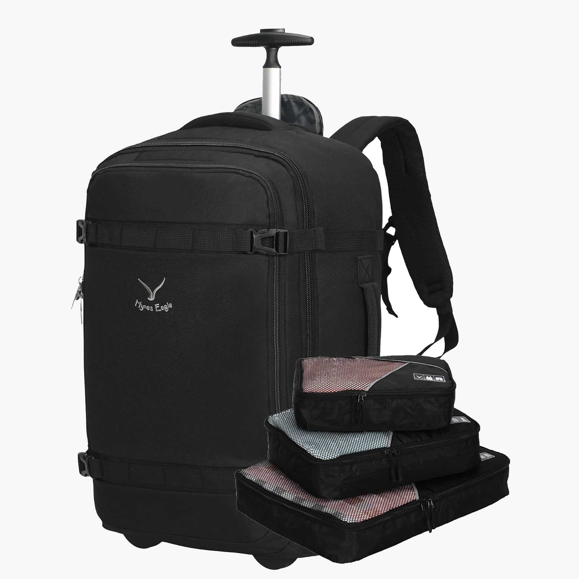 GlidePath 42L Rolling Backpack x Packing Cube Set