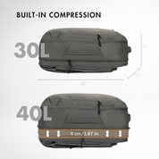 Hynes Eagle Expandable Travel Backpack – 40L Carry-On with 17" Laptop Sleeve & Anti-Theft Pockets