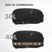 Hynes Eagle Expandable Travel Backpack – 40L Carry-On with 17" Laptop Sleeve & Anti-Theft Pockets