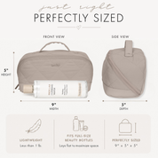 Quilted Makeup Bag Organizer – Structured Base – Hynes Eagle