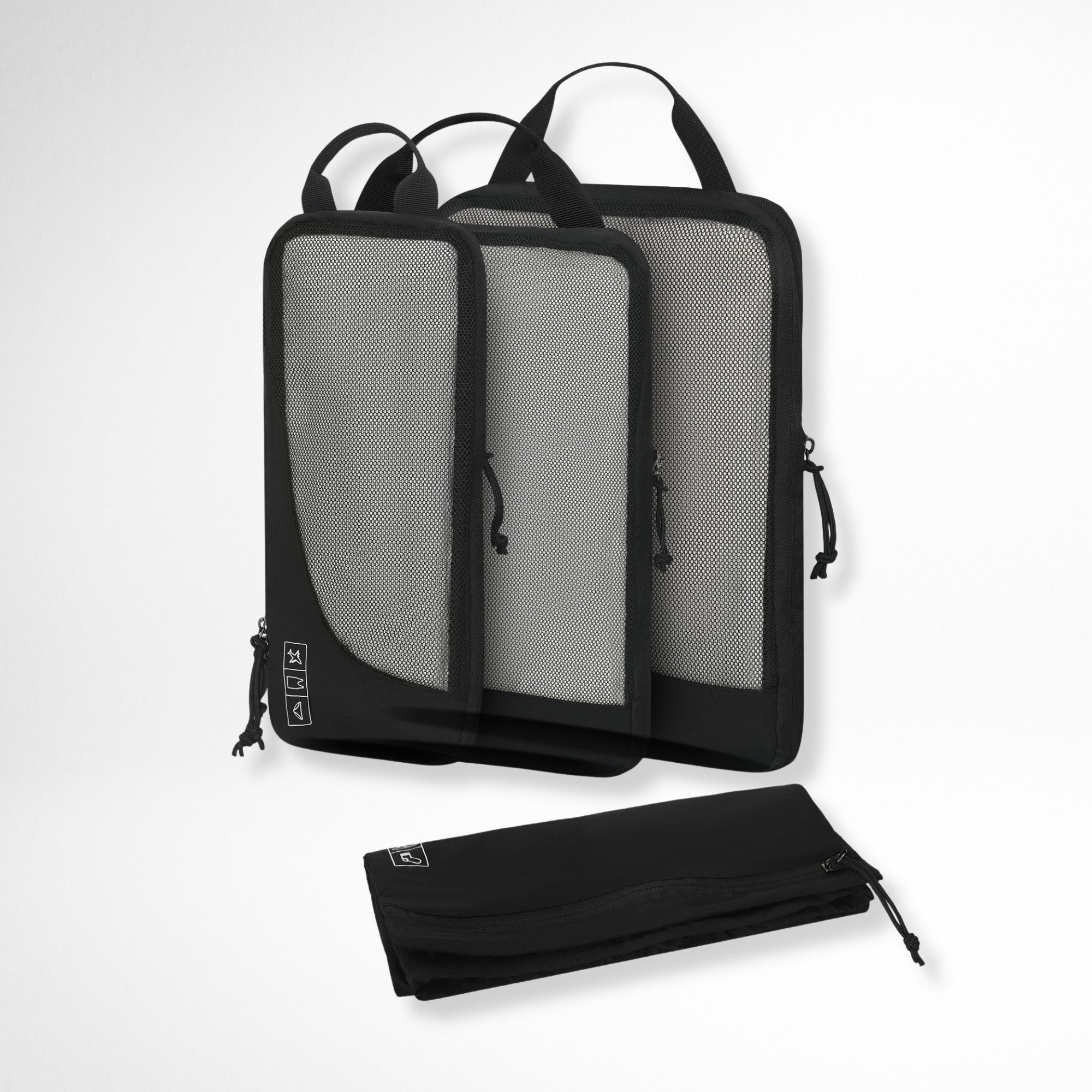 Hynes Eagle 2 Piece/ 4 Piece/ 6 Piece Compression Packing Cube Set – Water-Resistant Luggage Organizers for Travel