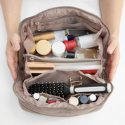 Quilted Makeup Bag Organizer – Structured Base – Hynes Eagle
