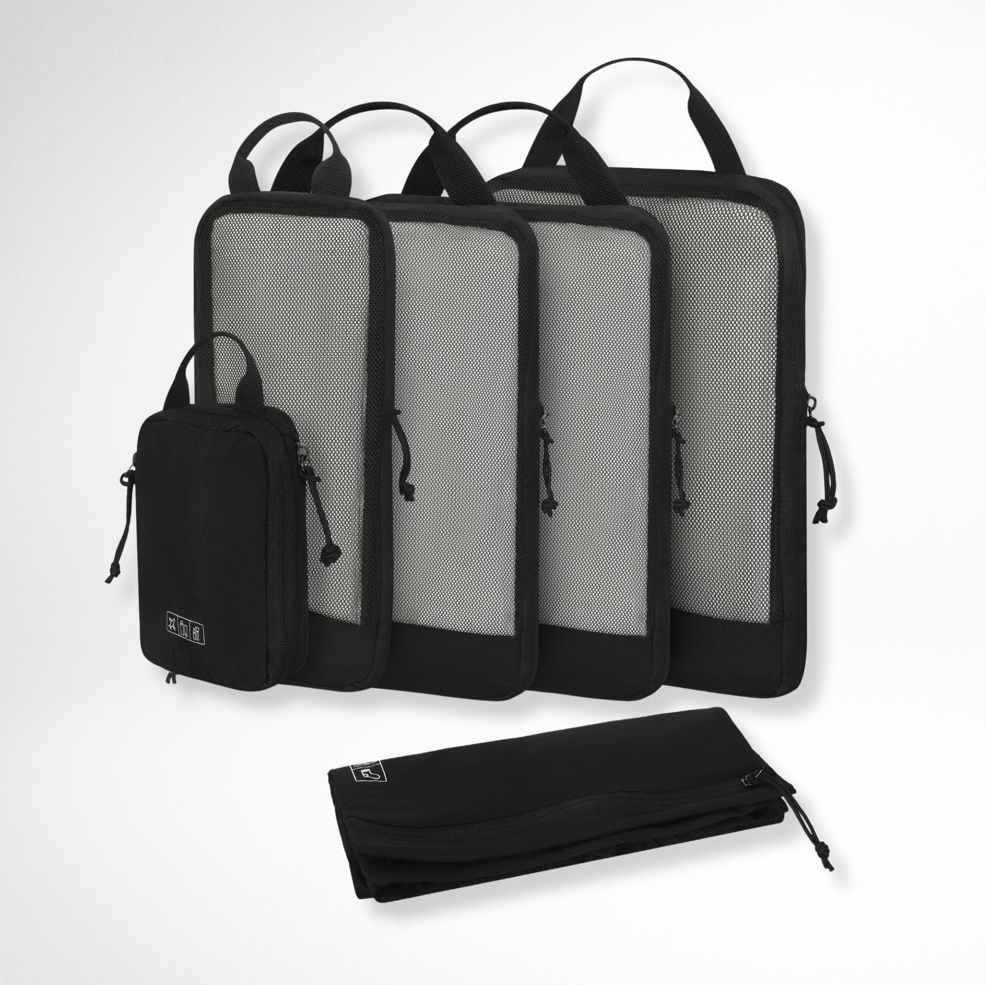 Hynes Eagle 2 Piece/ 4 Piece/ 6 Piece Compression Packing Cube Set – Water-Resistant Luggage Organizers for Travel