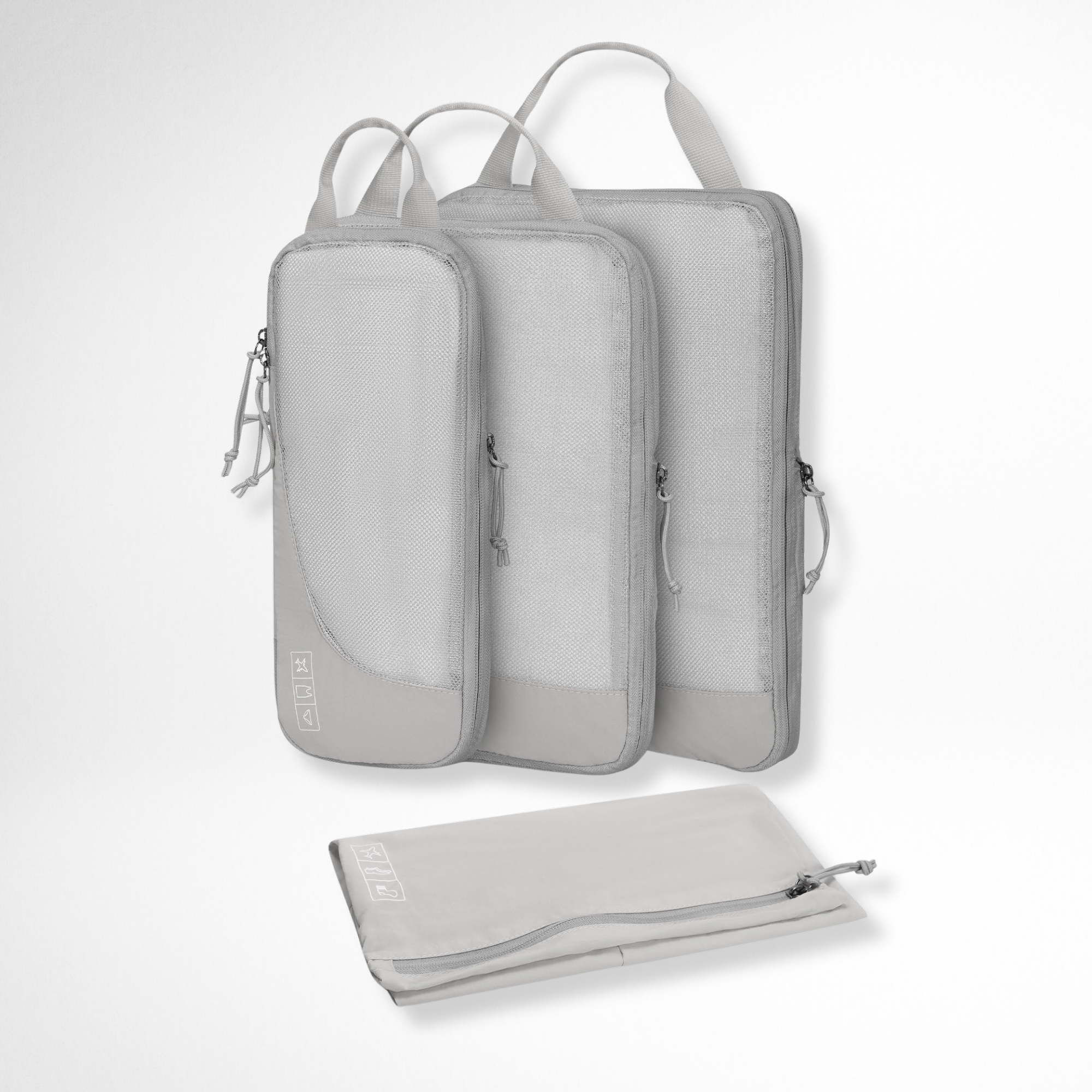 Hynes Eagle 2 Piece/ 4 Piece/ 6 Piece Compression Packing Cube Set – Water-Resistant Luggage Organizers for Travel