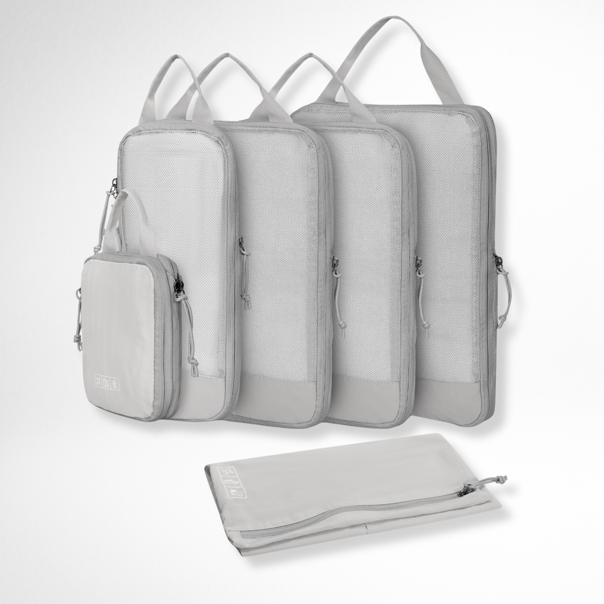 Hynes Eagle 2 Piece/ 4 Piece/ 6 Piece Compression Packing Cube Set – Water-Resistant Luggage Organizers for Travel