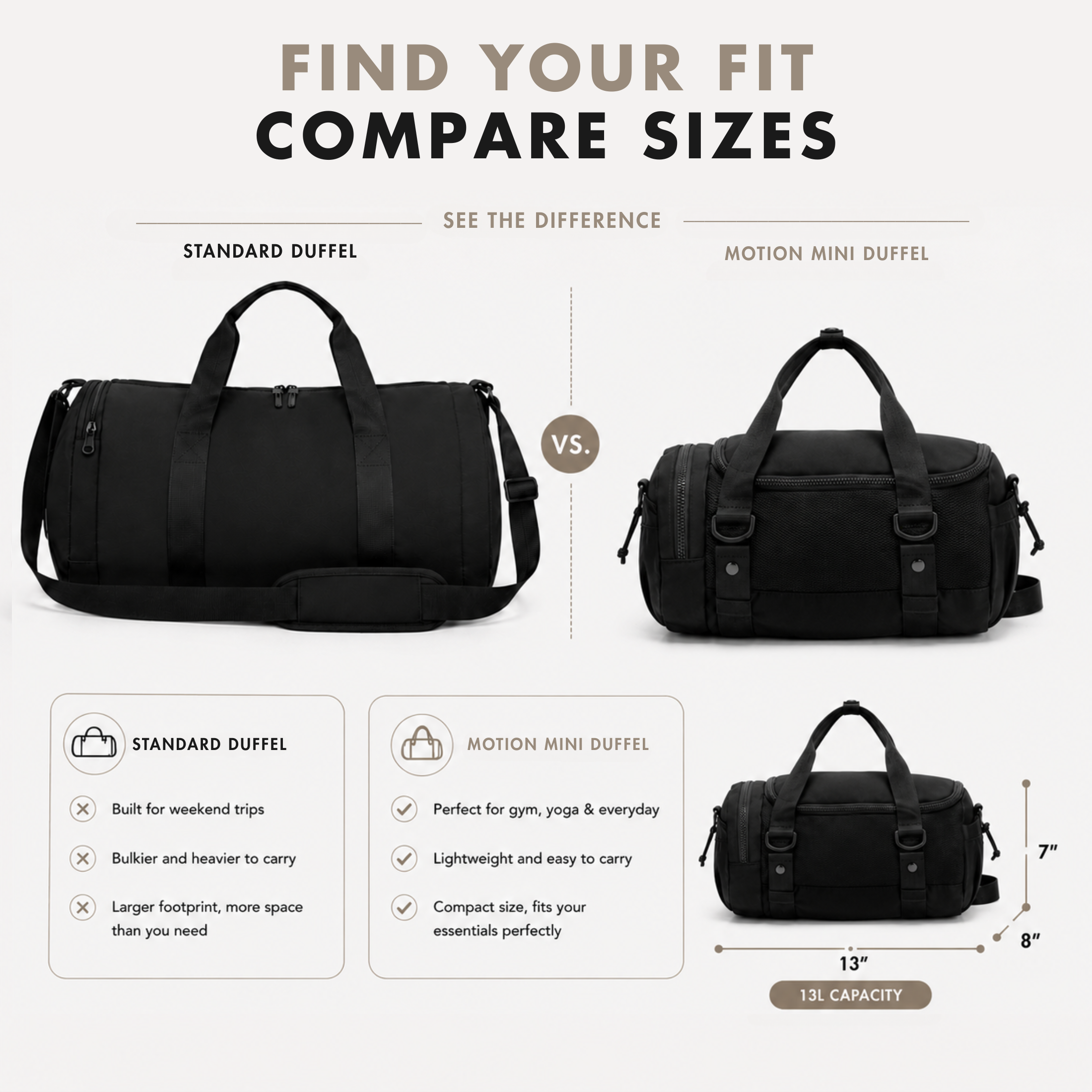 Motion Mini Duffel Bag – Hynes Eagle