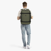 Hynes Eagle 42L Rolling Backpack – 2-Wheel Carry-On Luggage – Convertible Backpack Travel Bag with Laptop Sleeve