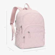 Hynes Eagle 20L Quilted Laptop Backpack – Lightweight Water-Resistant Nylon Travel & Work Backpack with 16" Laptop Sleeve