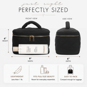 Quilted Top Handle Makeup Bag – Hynes Eagle