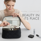 Quilted Top Handle Makeup Bag – Hynes Eagle