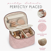Quilted Top Handle Makeup Bag – Hynes Eagle