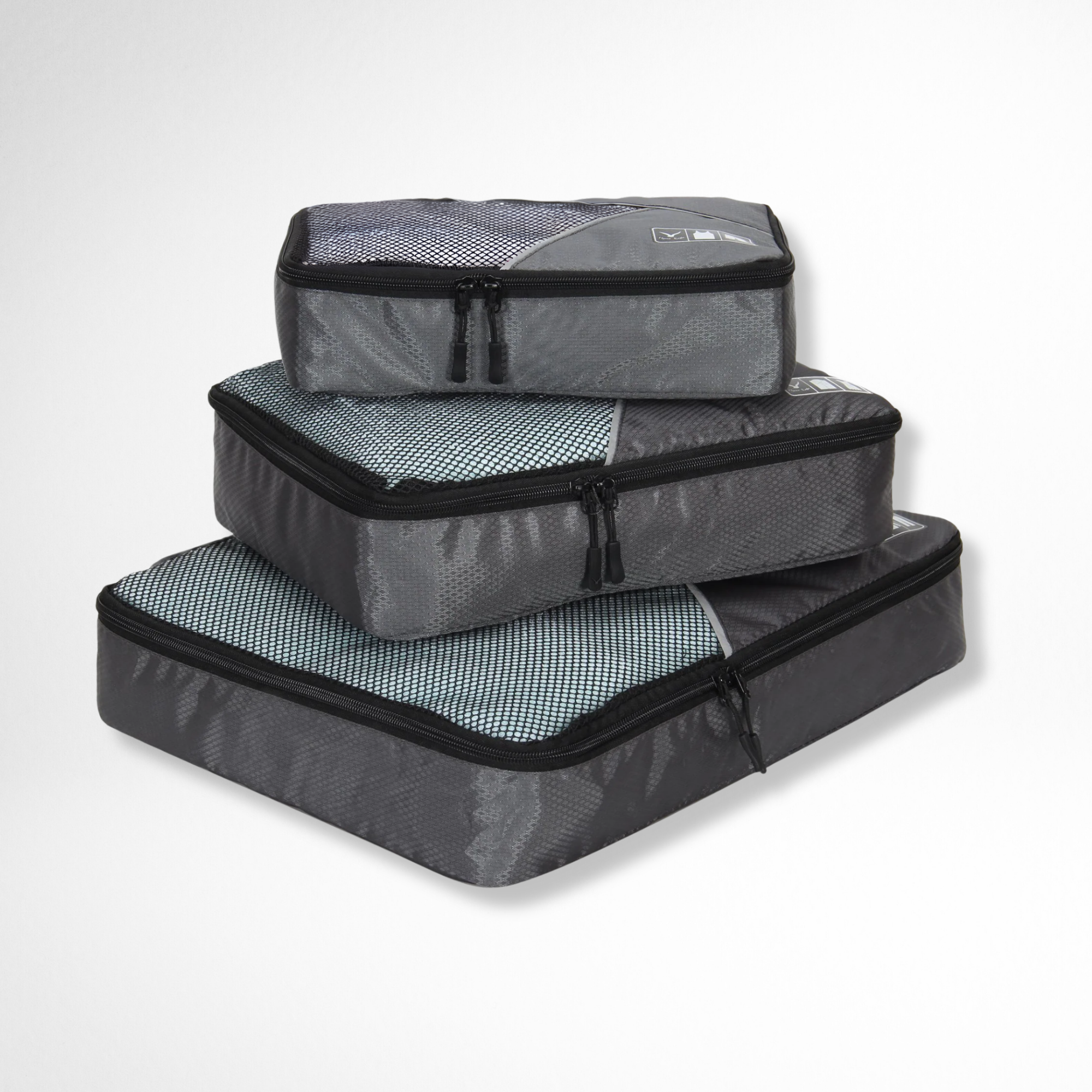 Basic Travel Packing Cube Set (3 pcs) – Hynes Eagle – Black