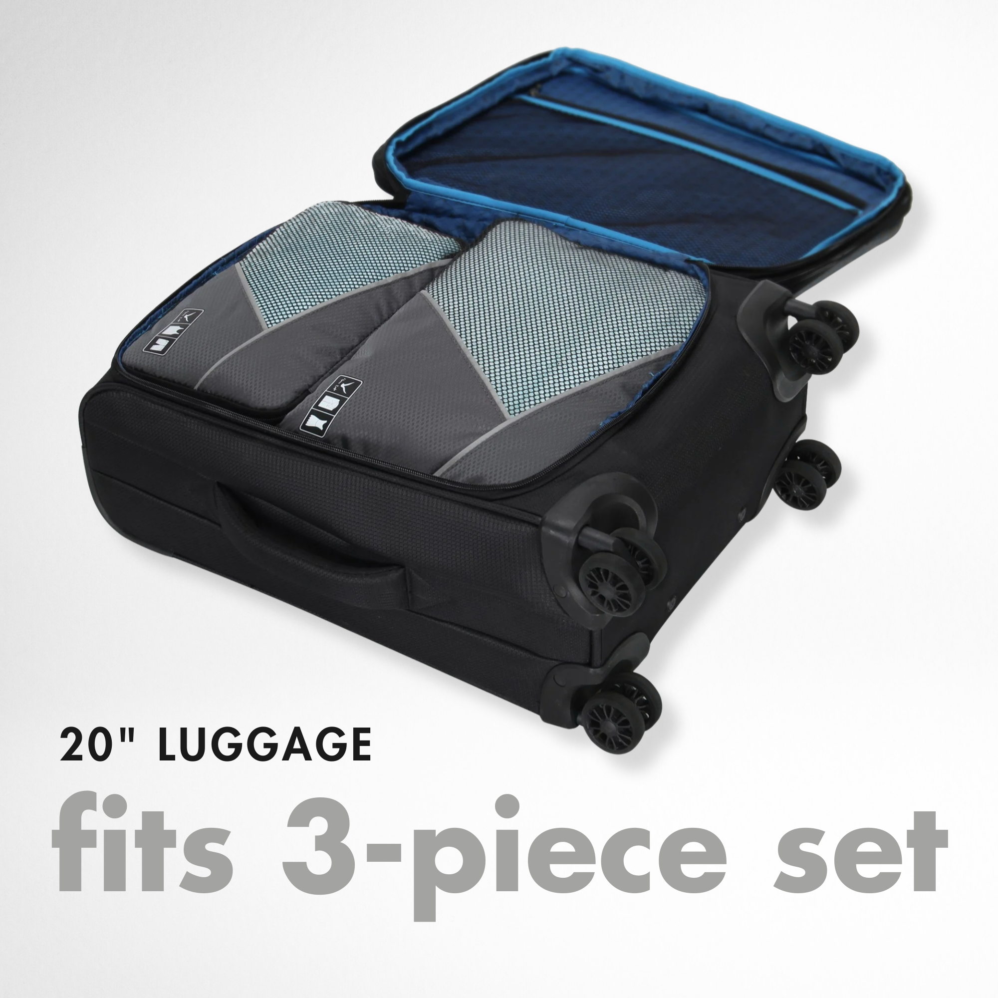 Basic Travel Packing Cube Set (3 pcs) – Hynes Eagle