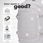 Hynes Eagle 20L Lifestyle Backpack – Lightweight Everyday Backpack with Laptop Sleeve & Shoe Compartment