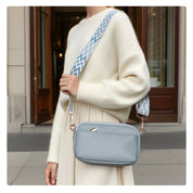 Hynes Eagle Compact Vegan Leather Crossbody – Convertible Strap Small PU Shoulder Bag