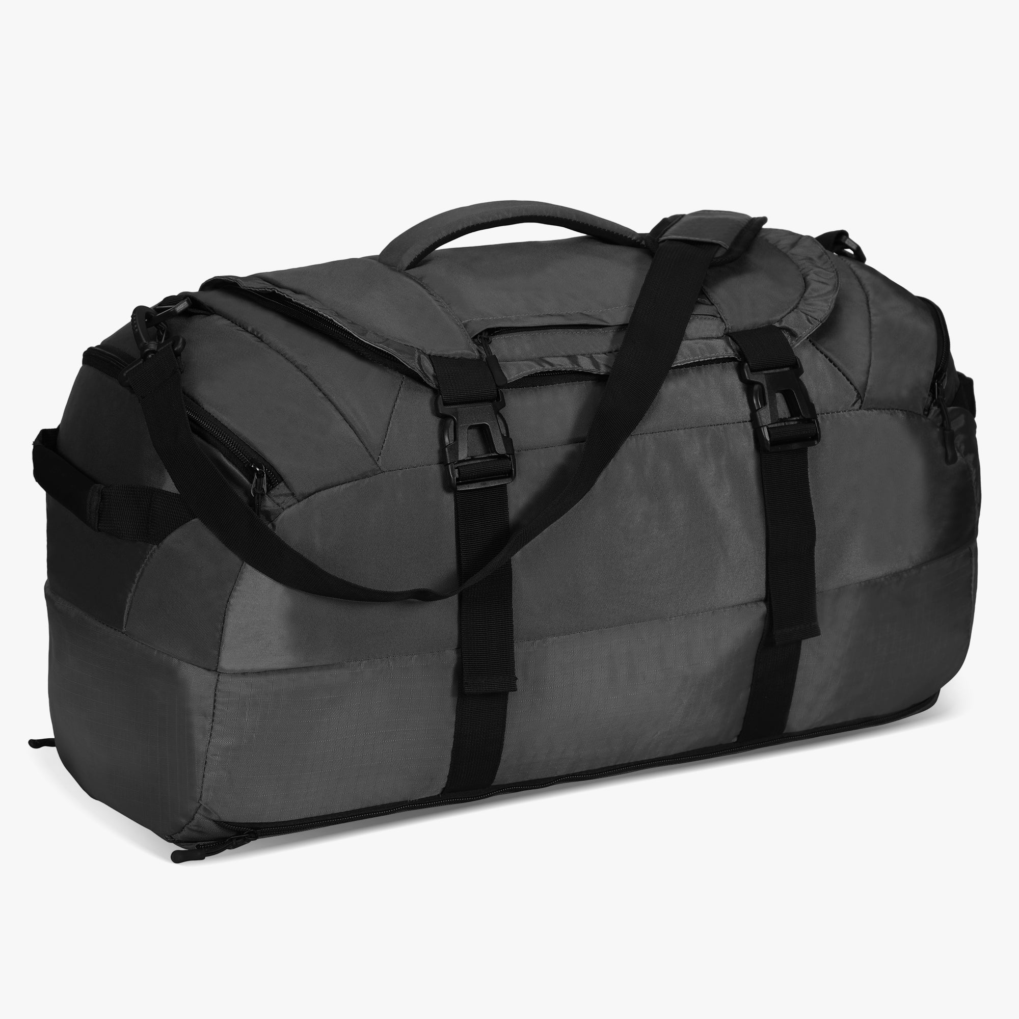 65L Convertible Duffel Backpack-Grey