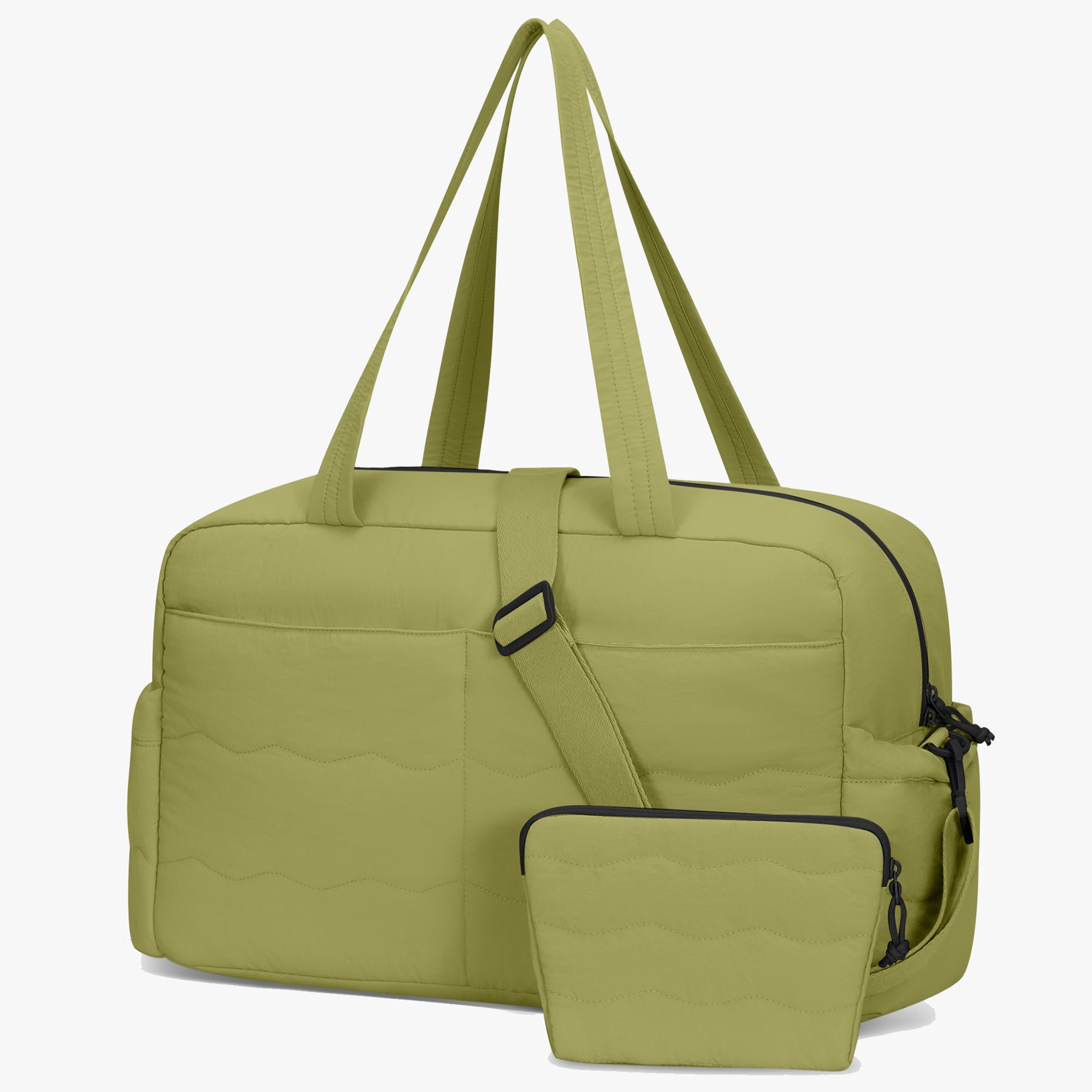Hynes Eagle 31L Travel Duffel Bag – Lightweight Water-Resistant Gym & Weekender Bag with Laptop Sleeve, Crossbody Strap & Shoe Pocket