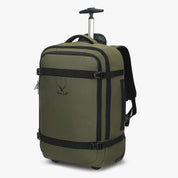 Hynes Eagle 42L Rolling Backpack – 2-Wheel Carry-On Luggage – Convertible Backpack Travel Bag with Laptop Sleeve